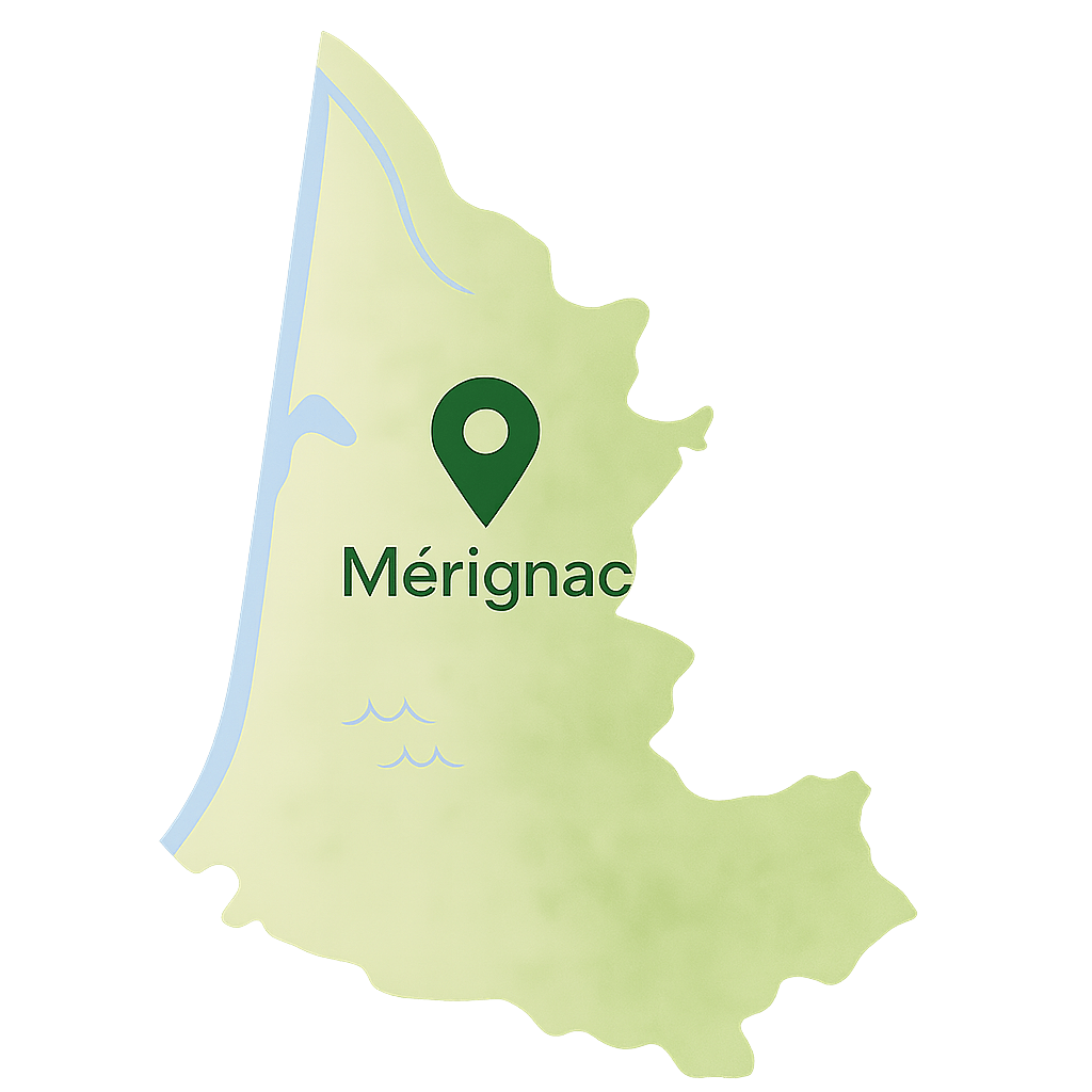 Zone d’intervention pour terrasse bois à Mérignac et alentours