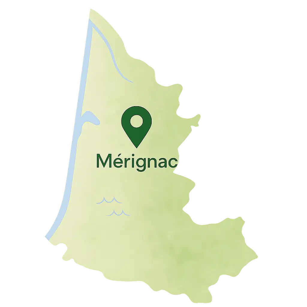 Zone d’intervention pour terrasse bois à Mérignac et alentours