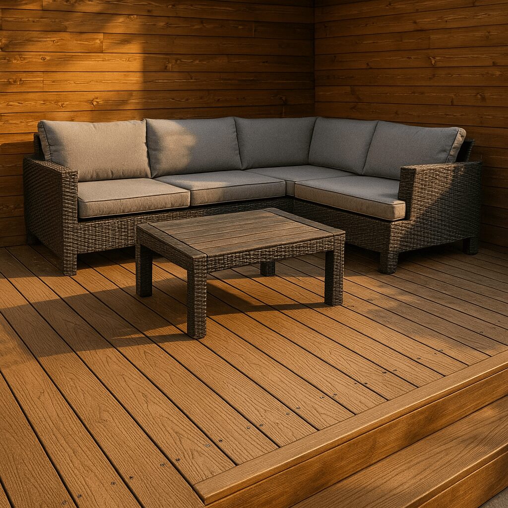Terrasse bois exotique ipé installée à Mérignac Beutre